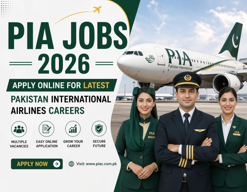 PIA Jobs 2026 – Online Registration for Latest Pakistan International Airlines Careers