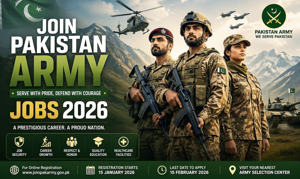 Army Jobs 2026-Complete Procedure to Apply Online, Latest Updates