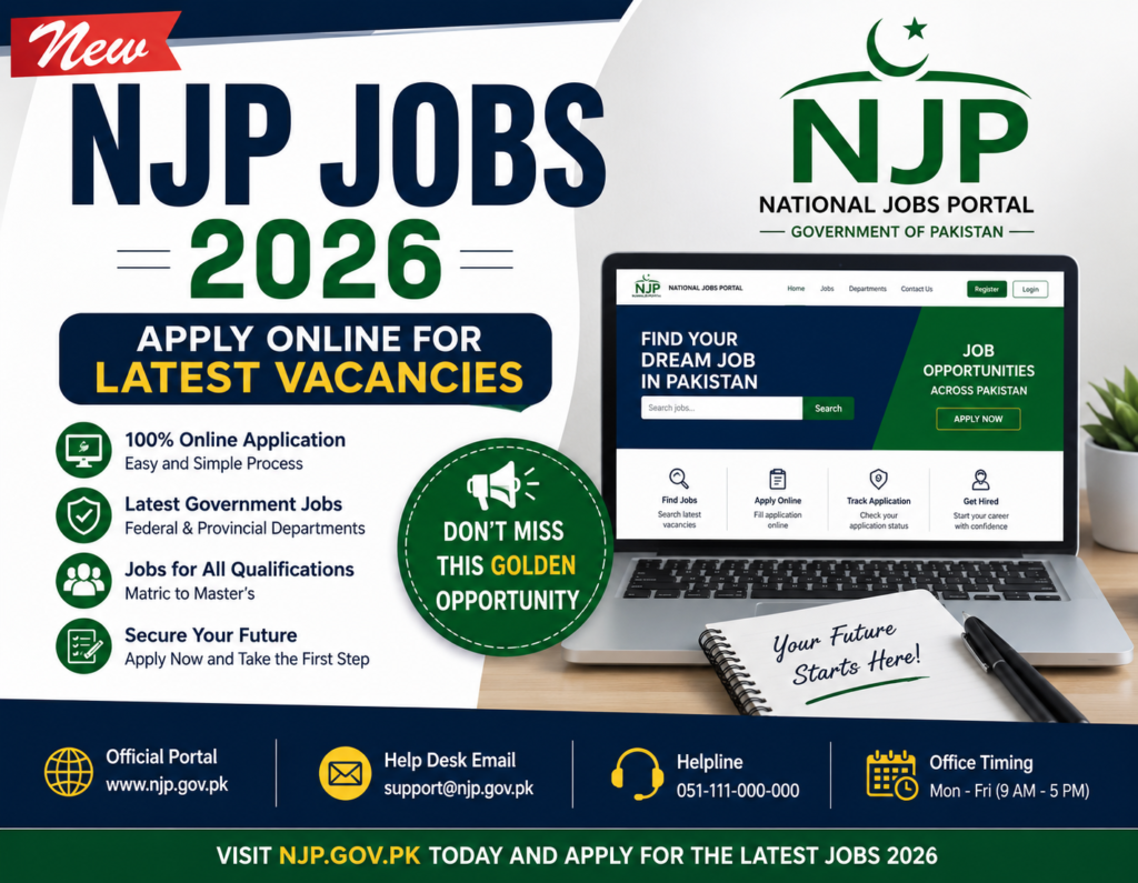 New NJP Jobs 2026-Apply Online for Latest Vacancies