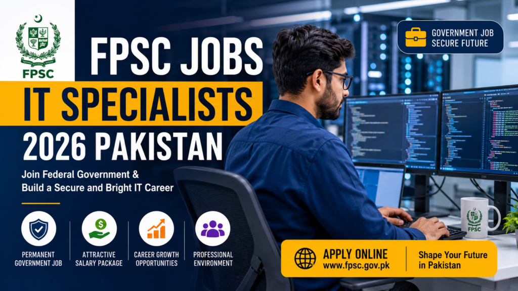 FPSC IT Specialists Jobs 2026 Pakistan