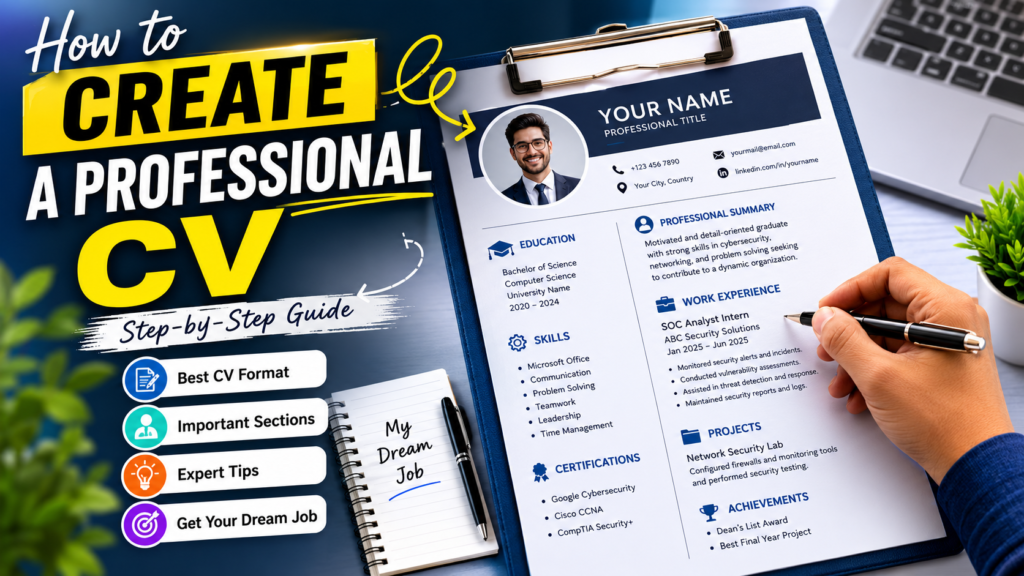 How to Create a Professional CV in 2026 – Complete CV Writing Guide